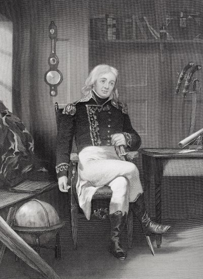 Portrait of Joshua Barney by Alonzo Chappel